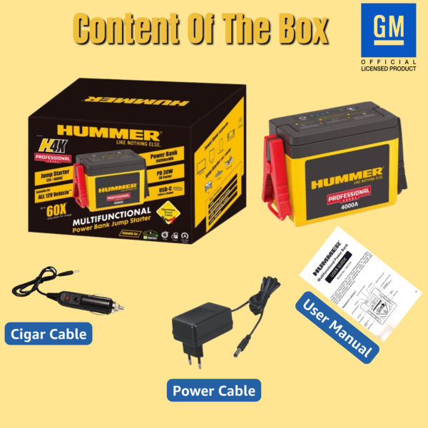 HUMMER H4K PRO JUMP STARTER